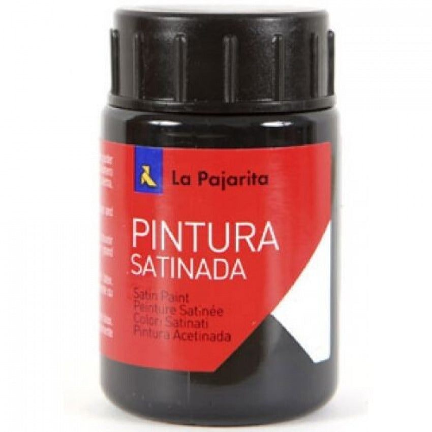 C/6 BOTE PINTURA SATINADA A PAJARITA NEGRO L22