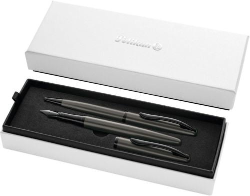 Juego de bolígrafo y pluma estilográfica Jazz Noble Stone