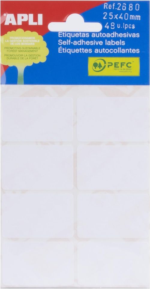 ETIQUETAS ADHESIVAS PARA MINI BOLSAS 25X40 APLICACIONES ROMANAS