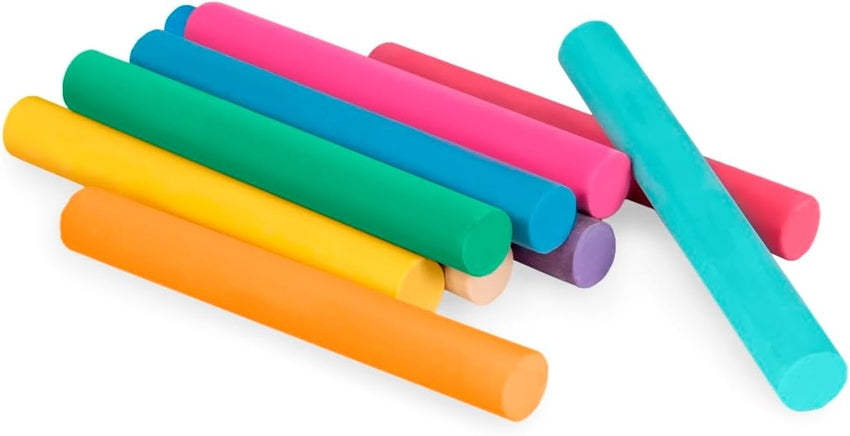 CAJA DE 10 TIZAS DE COLORES JOVI