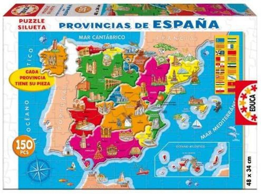 Provincias de españa (150 Piezas)