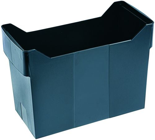 Caja archivadora para carpetas colgantes A4, negra