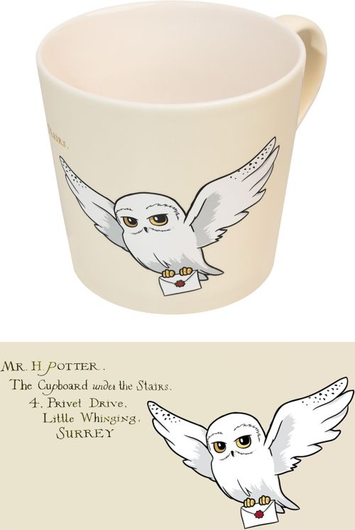 TAZA PREMIUM HARRY POTTER HEDWIG
