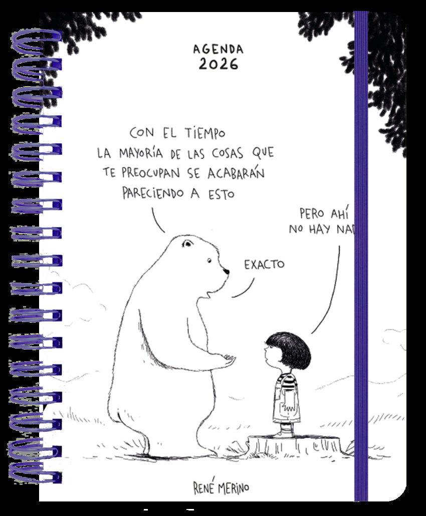 Agenda anual semanal 2026 René Merino