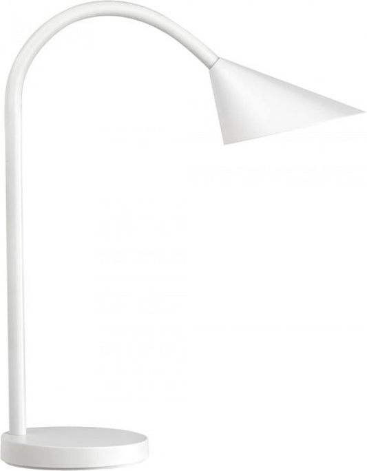 LÁMPARA DE MESA LED SOL BLANCA