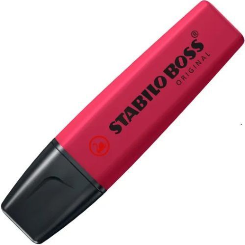 C/10 marcador stabilo boss naturecolors rojo borgoña edición flores silvestres