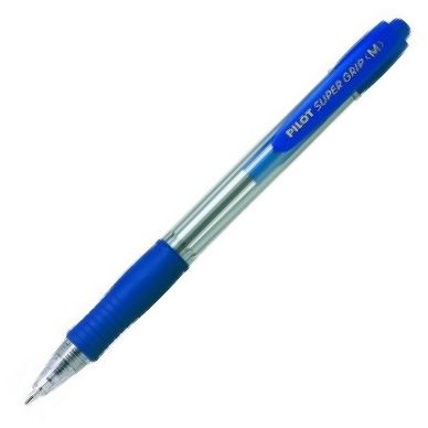 C/12 PILOT PEN SUPERGRIP PUNTA AZUL 1.0MM
