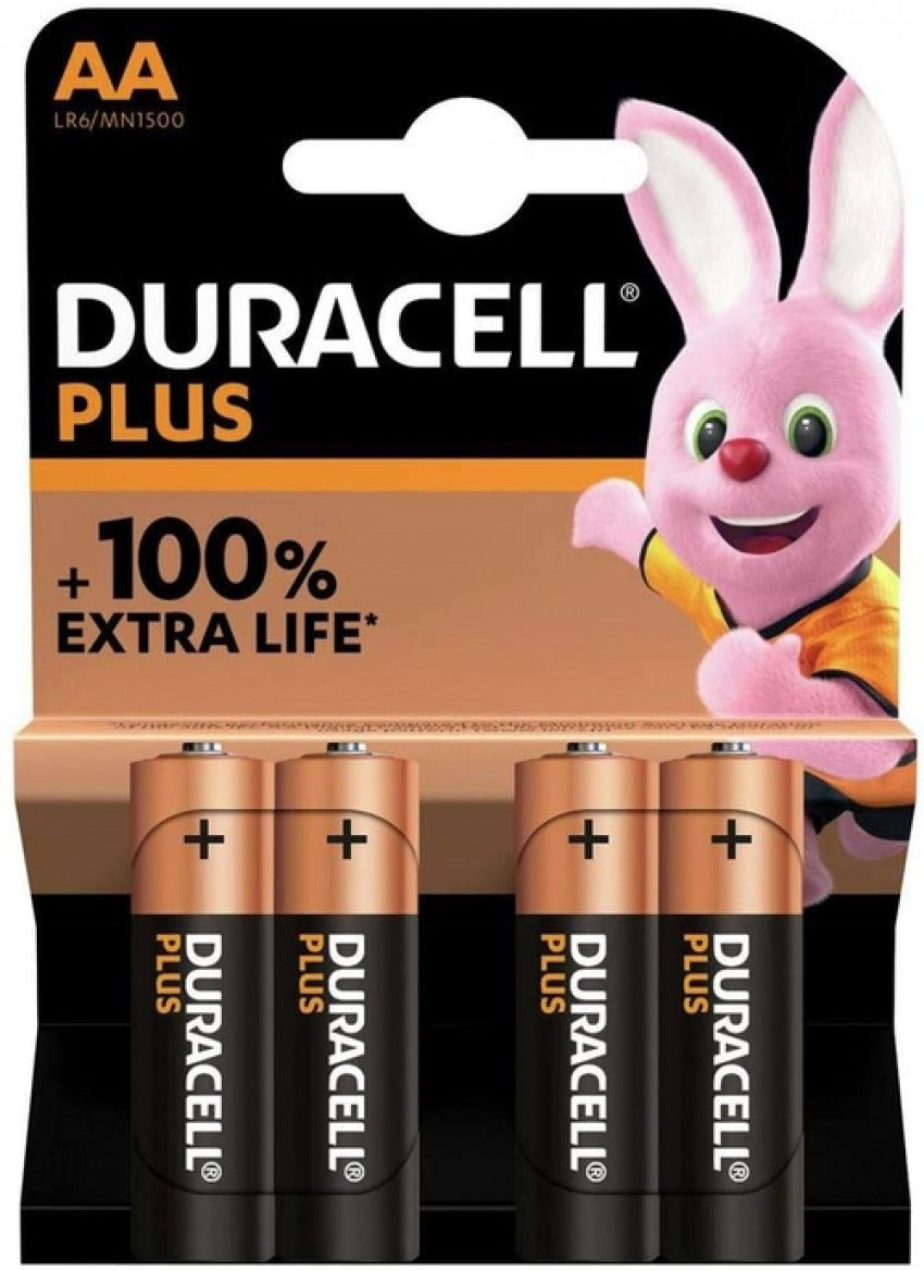 BLÍSTER 4 PILAS DURACELL PLUS LR06 (AA)