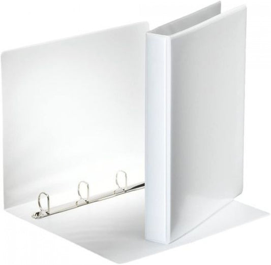 CARPETA CANGURO A4 4 ANILLAS 25MM MIXTAS COLOR BLANCO