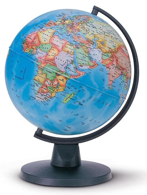 MINI GLOBO POLÍTICO DE LA TIERRA 16 CM