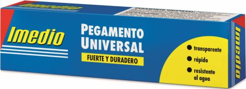C/24 pegamento universal imedio transparente banda azul 35ml