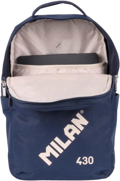 Mochila con cierre de seguridad 15l 430 since 1918 azul 42x28x15cm
