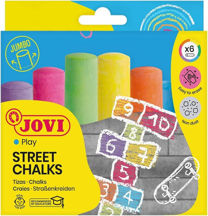 CAJA DE 6 TIZAS MAXI CLASSCOLOR STREET COLORS INCLUIDAS