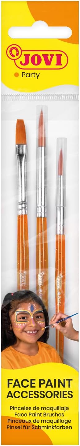 BLISTER 3 PINCELES MAQUILLAJE PLANO FINO Y REDONDO