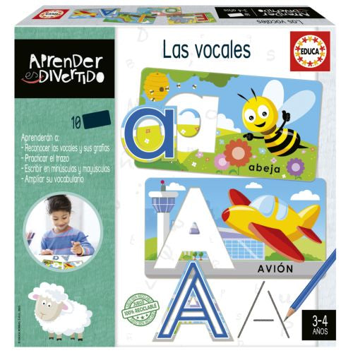 APRENDER ES DIVERTIDO LAS VOCALES