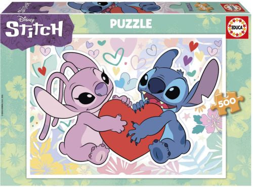 ROMPECABEZAS DE 500 PEZAS DISNEY STITCH