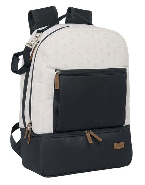 Mochila infantil Miffy Moon con accesorios, diseño de sillón reclinable y reptil, 30 x 43 x 15 cm