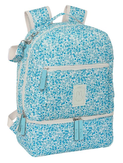 MOCHILA PARA BEBÉ CON ACCESORIOS, DISEÑO Y REPRODUCCIÓN, MIFFY GARDEN, 30 x 43 x 15 cm