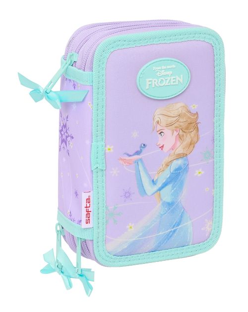 PLUMIER TRIPLE 37 piezas FROZEN SPIRIT 12,5x19,5x5,5cm