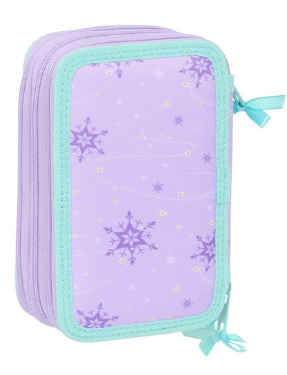 PLUMIER TRIPLE 37 piezas FROZEN SPIRIT 12,5x19,5x5,5cm
