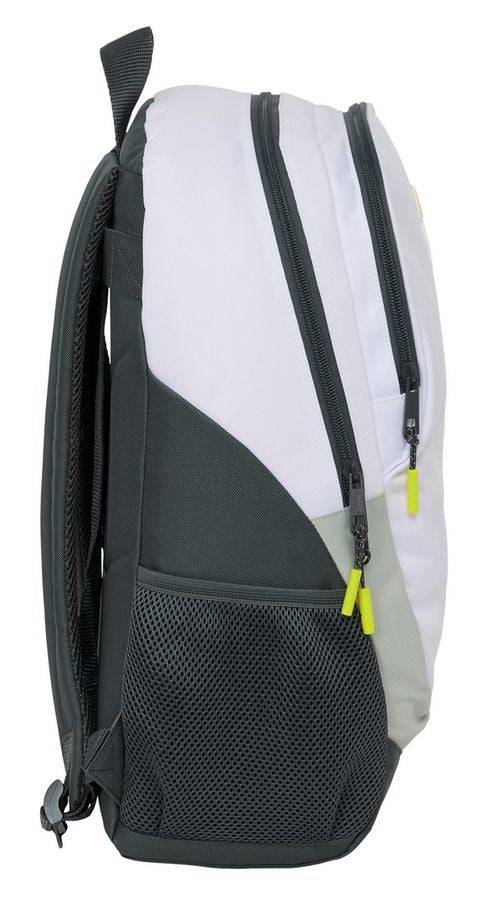 Mochila adaptable para coche del Real Madrid, talla 25/26, 32 x 44 x 16 cm