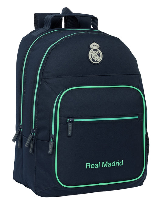 Mochila doble adaptable Carro Real Madrid 2ª equipación 25/26 32x42x16cm