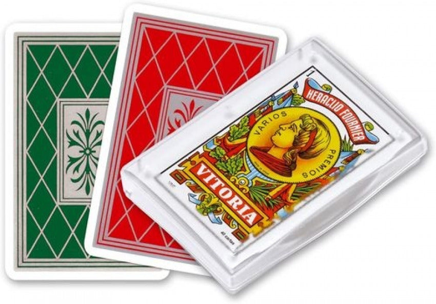 BARAJA DE CARTAS ESPAÑOLA N.º 27 40 ESTUCHE DE PLÁSTICO