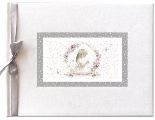 LIBRO DE FIRMAS PRIMERA COMUNION NIÑA ORLA