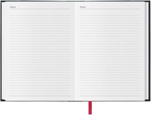 Agenda año 2026 sintex azul 14x20cm día página dohe