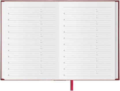 Agenda año 2026 sintex burdeos 14x20cm día página dohe