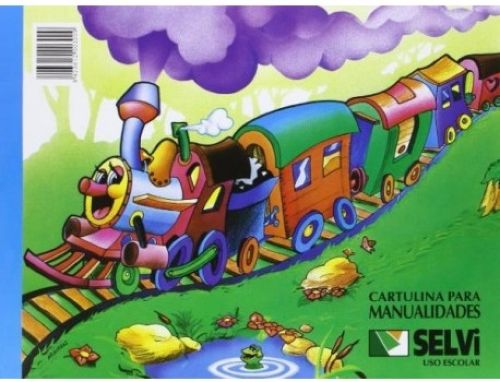 BLOQUE DE 10 TARJETAS DE COLORES 24X32CM SELVI