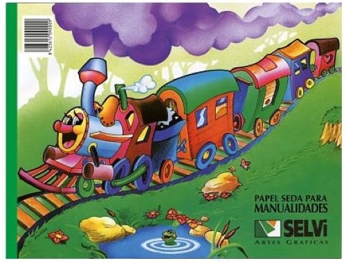 BLOC MANUALIDADES PAPEL SEDA SELVI