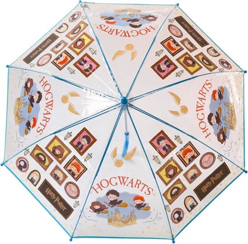 PARAGUAS MANUAL INFANTIL 48CM HARRY POTTER TRANSPARENTE