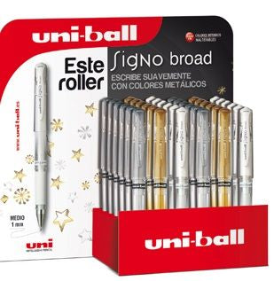 EXP 36 BOLÍGRAFOS UNI-BALL SIGNO ANCHOS 1MM