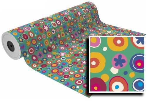 Bobina de papel de regalo de fantasía T/YEAR 31 cm x 2 kg