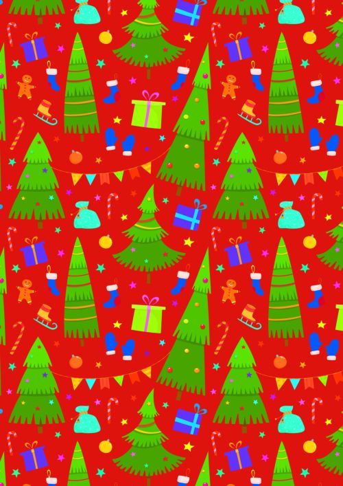 ROLLO DE PAPEL PARA POSAVASOS, FANTASÍA NADAL, 62CM X 4KG