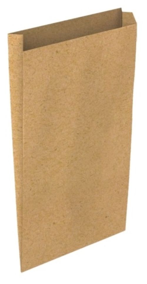 PAQ/12 SOBRES BOLSA DE PAPEL KRAFT COLOR KRAFT 20X6X35CM M