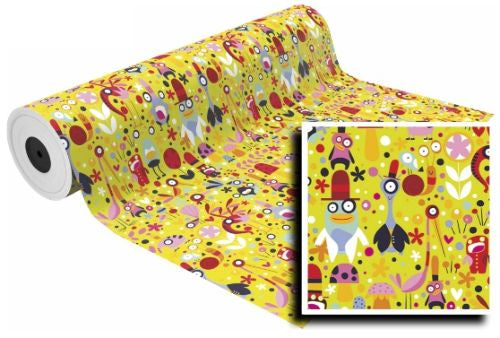 Rollo de papel de regalo infantil de fantasía, 62 cm x 4 kg