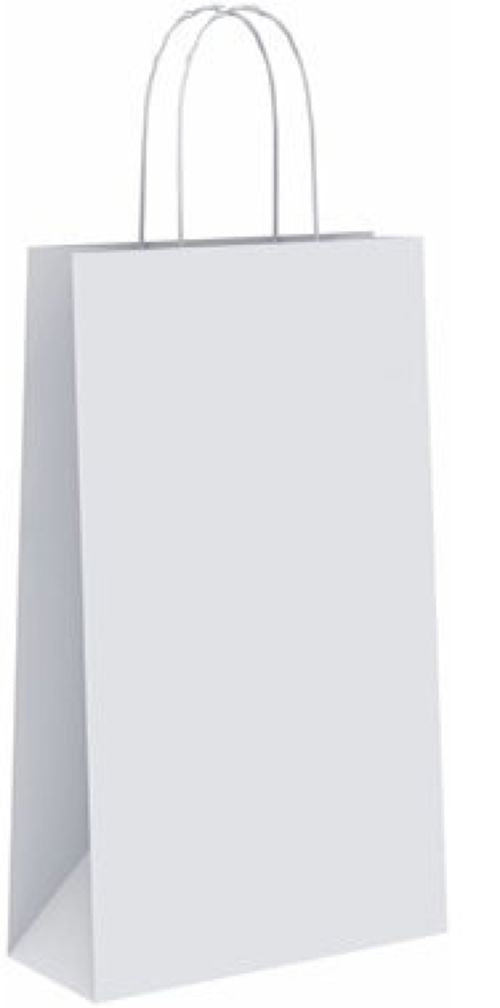 C/50 BOLSAS DE CELULOSA BLANCA 18X8X24CM XS