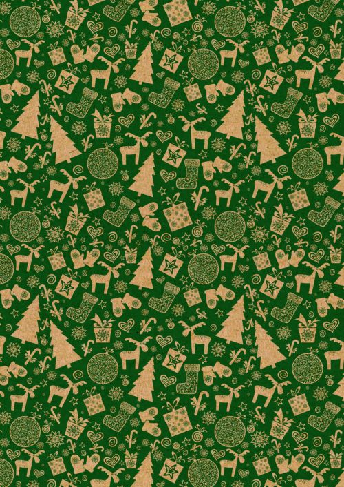 BOBINA PAPEL REGALO FANTASIA NAVIDAD 31CMX2KG