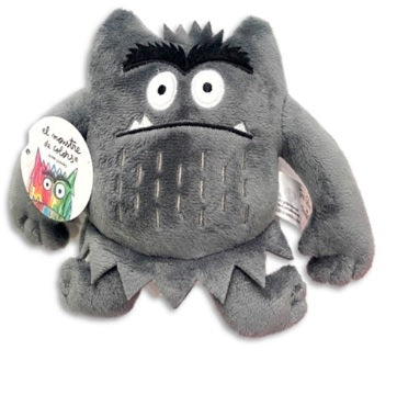 Pequeño peluche monstruo de colores Gris 15cm