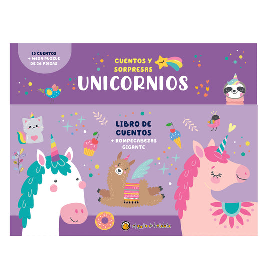 Unicornios (Caja con Libro+Puzle) ("Cuentos y sorpresas")