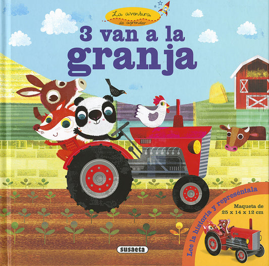 3 van a la granja