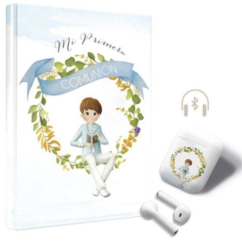 LIBRO COMUNION NIÑO ORLA + AURICULARES