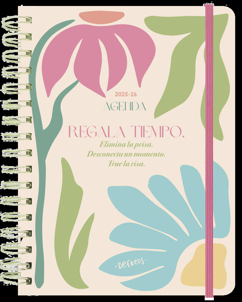 Agenda escolar semanal 2025-2026 Defreds