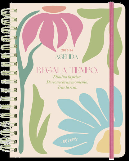 Agenda escolar semanal 2025-2026 Defreds