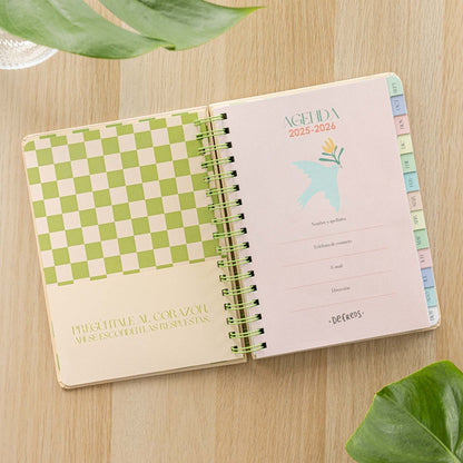 Agenda escolar semanal 2025-2026 Defreds