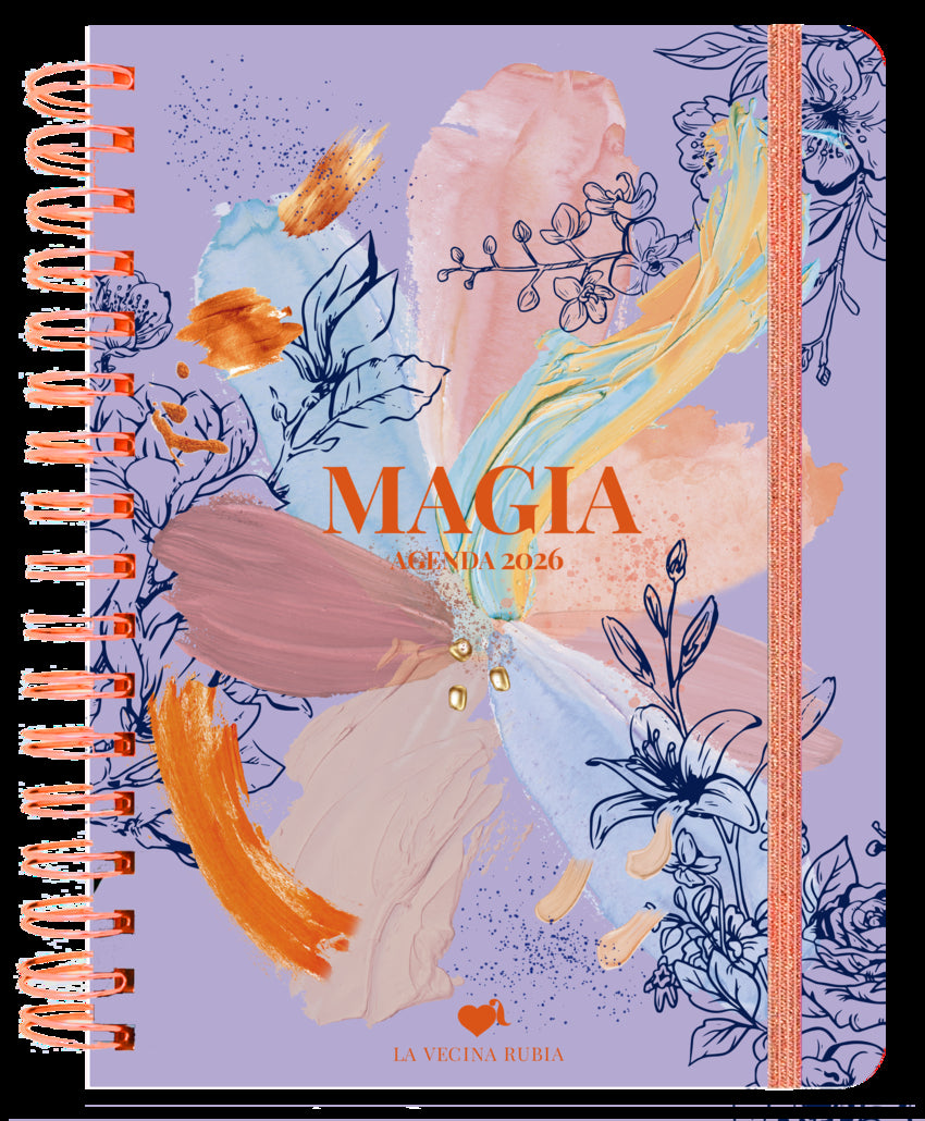 Agenda anual semanal 2026 La Vecina Rubia