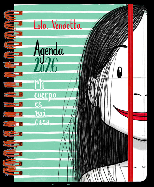 Agenda anual semanal 2026 Lola Vendetta