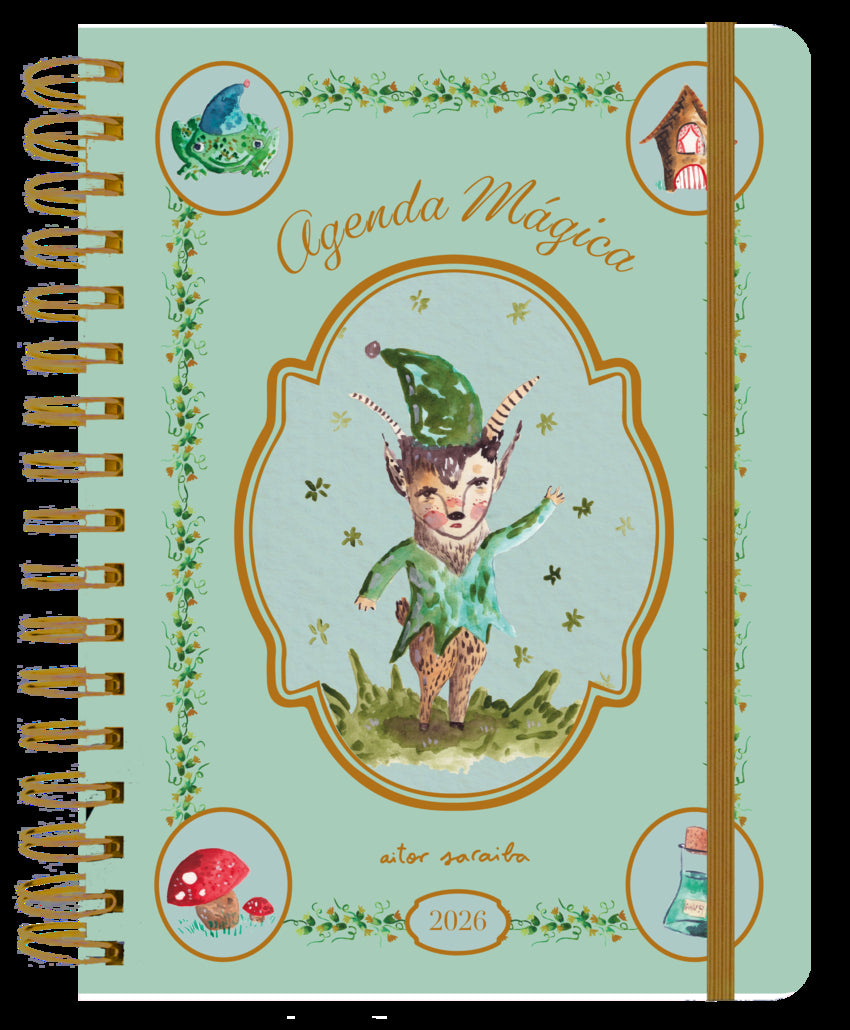 Agenda anual semanal 2026 Aitor Saraiba